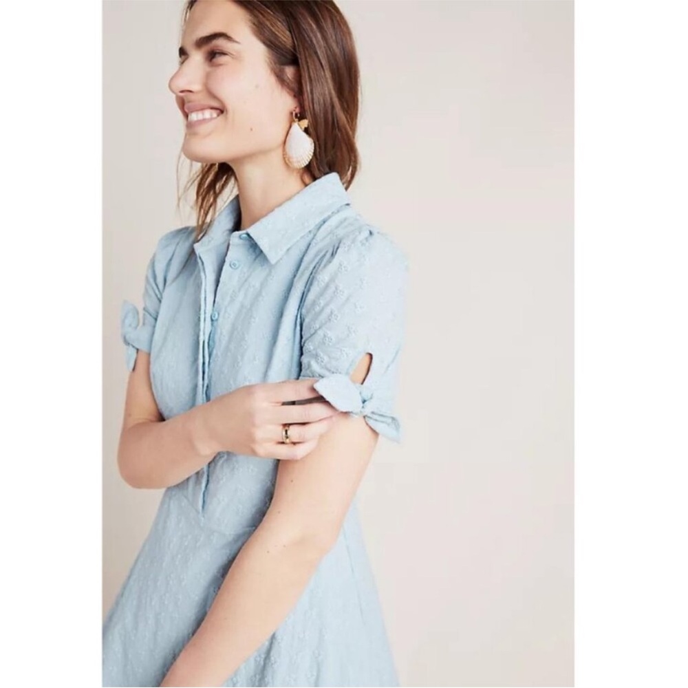 Gal Meets Glam Anthropologie Judith Eyelet Dress - Picture 2 of 10